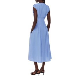 Panelled Pocket Flared Dress