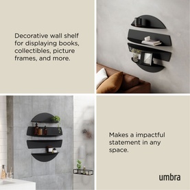 Solis Decorative Metal Floating Wall Shelves