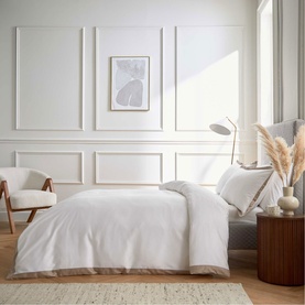 Olenna Duvet Set Truffle/Chalk