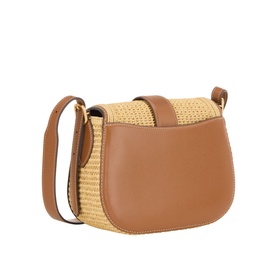Nouveau Straw Saddle Bag