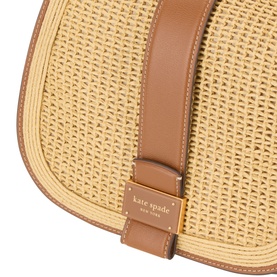 Nouveau Straw Saddle Bag