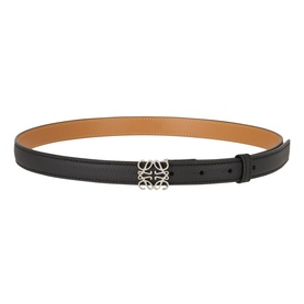 Anagram Logo Leather Belt