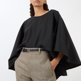 Anagram Logo Leather Belt