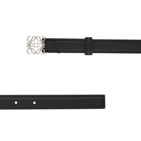 Anagram Logo Leather Belt