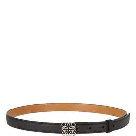 Anagram Logo Leather Belt