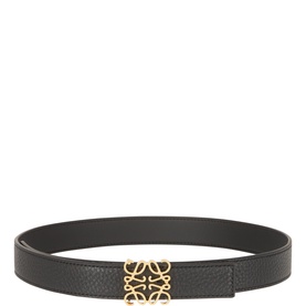 Anagram Logo Reversible Leather Belt