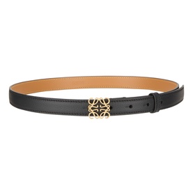 Anagram Logo Leather Belt