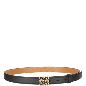 Anagram Logo Leather Belt