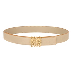 Anagram Logo Reversible Leather Belt