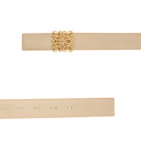 Anagram Logo Reversible Leather Belt