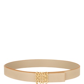 Anagram Logo Reversible Leather Belt