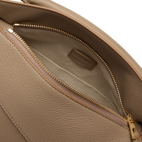 Puzzle Edge Small Grained Leather Crossbody Bag