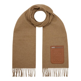 Anagram Logo Patch Pocket Scarf