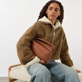 Puzzle Edge Small Crossbody Bag