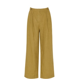 Millie Linen Wide Leg Trousers
