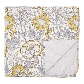 Pink & Rose Throw Grey