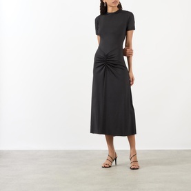 Gathered T-Shirt Dress