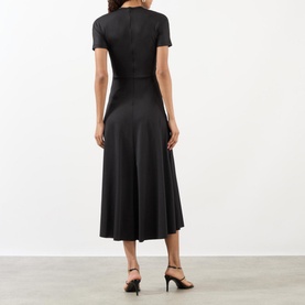 Gathered T-Shirt Dress