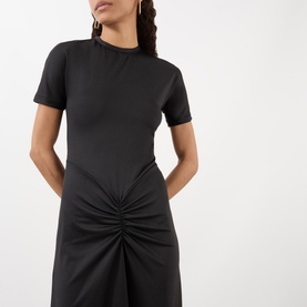 Gathered T-Shirt Dress