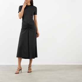 Gathered T-Shirt Dress