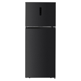 71cm Combi Fridge Freezer Black Steel
