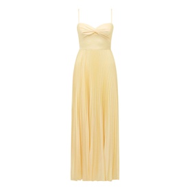 Chloe Pleated Flared Dress
