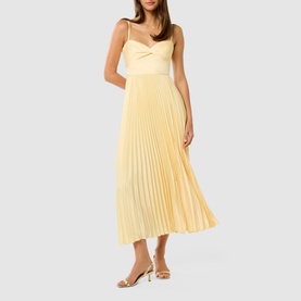 Chloe Pleated Flared Dress