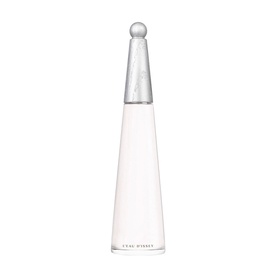 Issey Miyake L'Eau d'Issey Eau de Parfum Intense 50ml, tall frosted white conical bottle with silver spherical cap