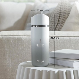 Perfect Sip Travel Mug 400ml Steam White