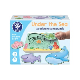 Under The Sea: Wooden Nesting Puzzle