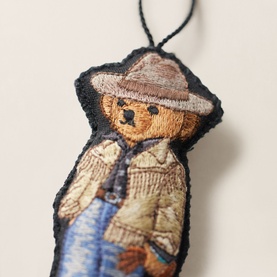 Western Polo Bear Ornament