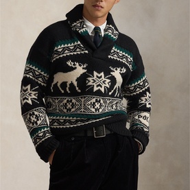 Elk Graphic Sweater