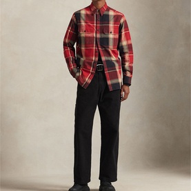 Classic Fit Plaid Shirt