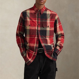Classic Fit Plaid Shirt