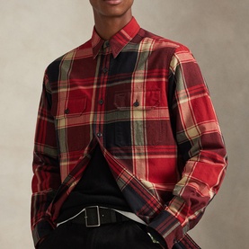 Classic Fit Plaid Shirt
