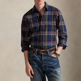 Plaid Oxford Shirt