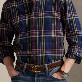 Plaid Oxford Shirt