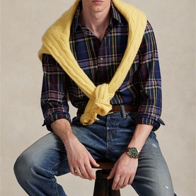 Plaid Oxford Shirt