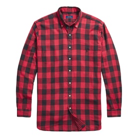 Logo Plaid Double-Faced Shirt