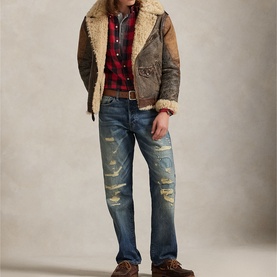 Logo Plaid Double-Faced Shirt