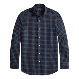 Grid Checked Twill Shirt