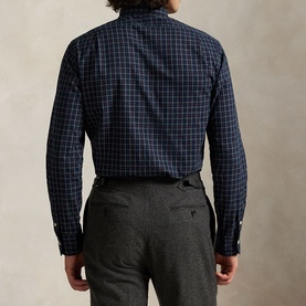 Grid Checked Twill Shirt