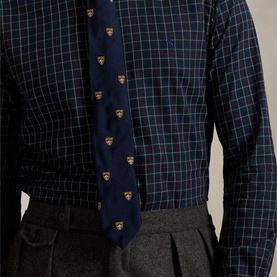 Grid Checked Twill Shirt