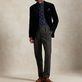 Grid Checked Twill Shirt