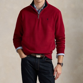 Logo Fleece Quarter-Zip Sweatshirt