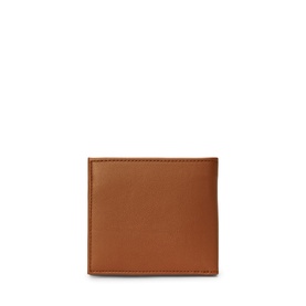 Smooth Leather Billfold Coin Wallet