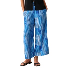 Stripe Cropped Trousers