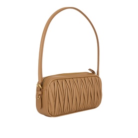 Matelass&eacute; Nappa Leather Pouch Bag