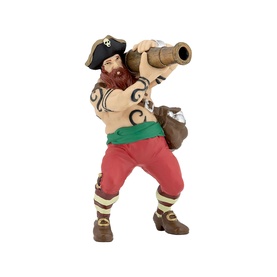 Pirate with Cannon Toy Figure