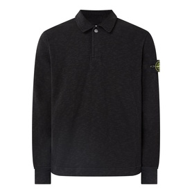 Logo Long-Sleeved Polo Shirt